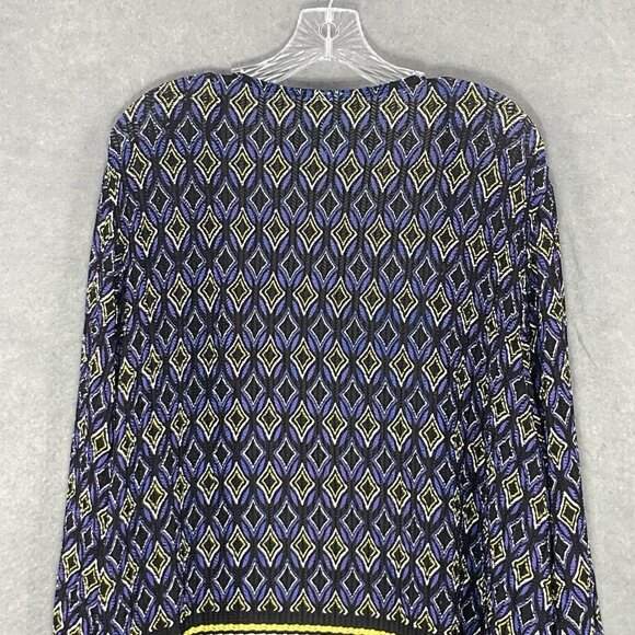 Catherines Cardigan‎ Women 2X Textured Multicolor Lightweight Coverup Open Front - Picture 8 of 14